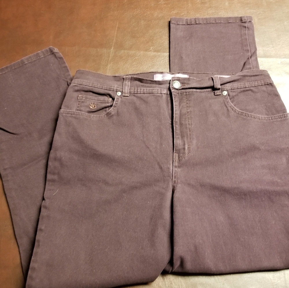 Dark Plum Purple GV Tapered Jeans